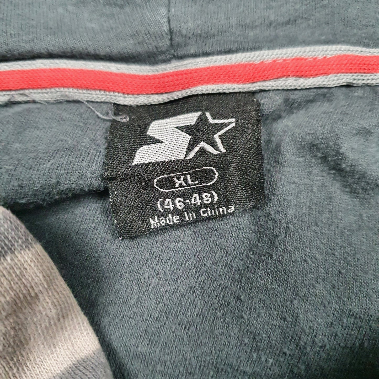 Mens Grey Starter Camo Hoodie Jumper