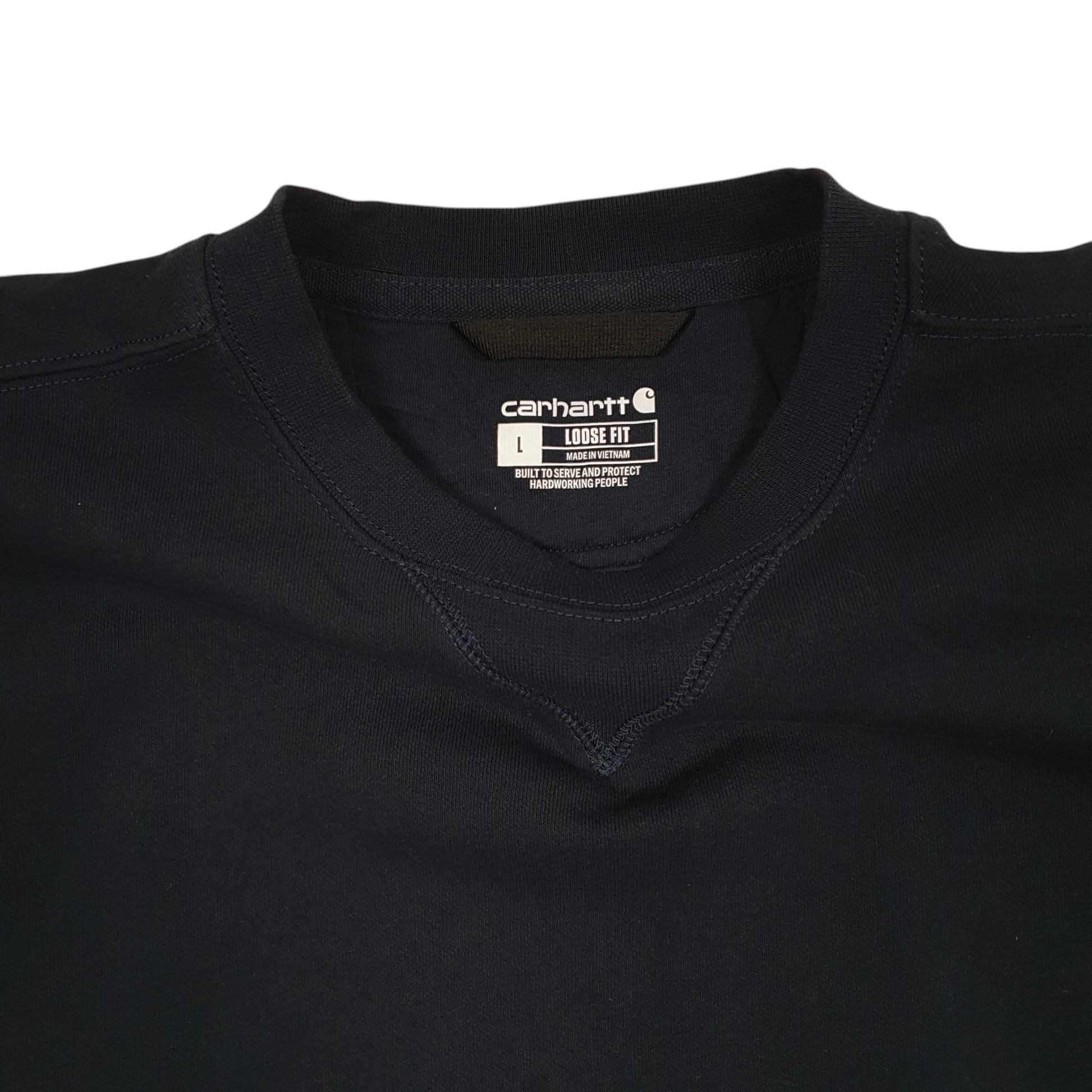 Mens Navy Carhartt  Crewneck Jumper