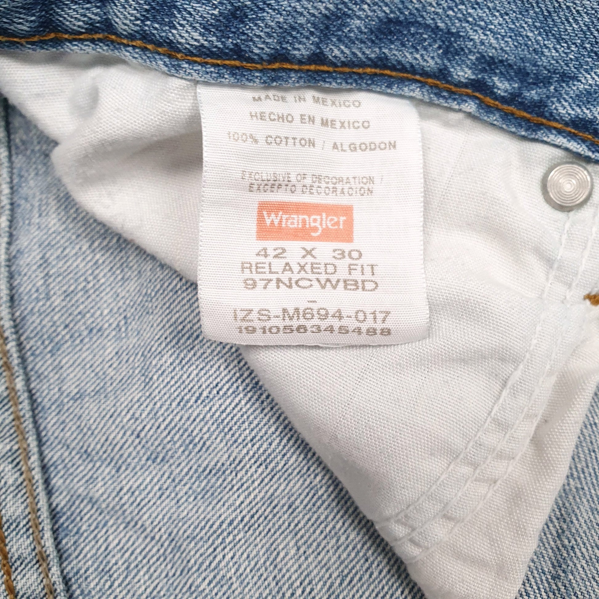 Mens Blue Wrangler   Jeans