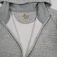 Womens Grey Carharrt Hoodie Full Zip Jumper