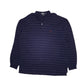 Mens Navy Polo Ralph Lauren Vintage 90s Long Sleeve Polo Shirt