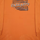 Mens Orange Carhartt Spellout  T Shirt