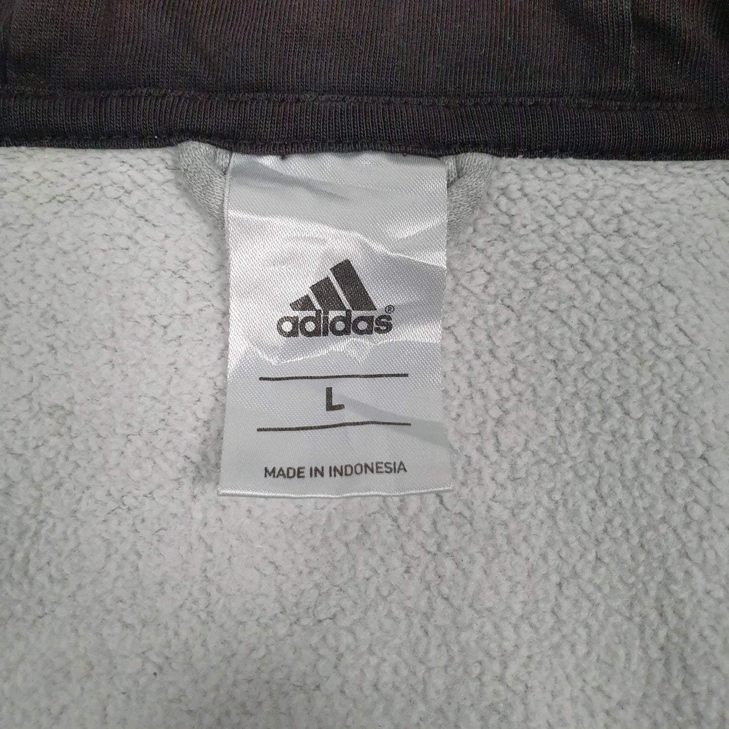 Mens Grey Adidas Climalite Spellout Full Zip Jumper