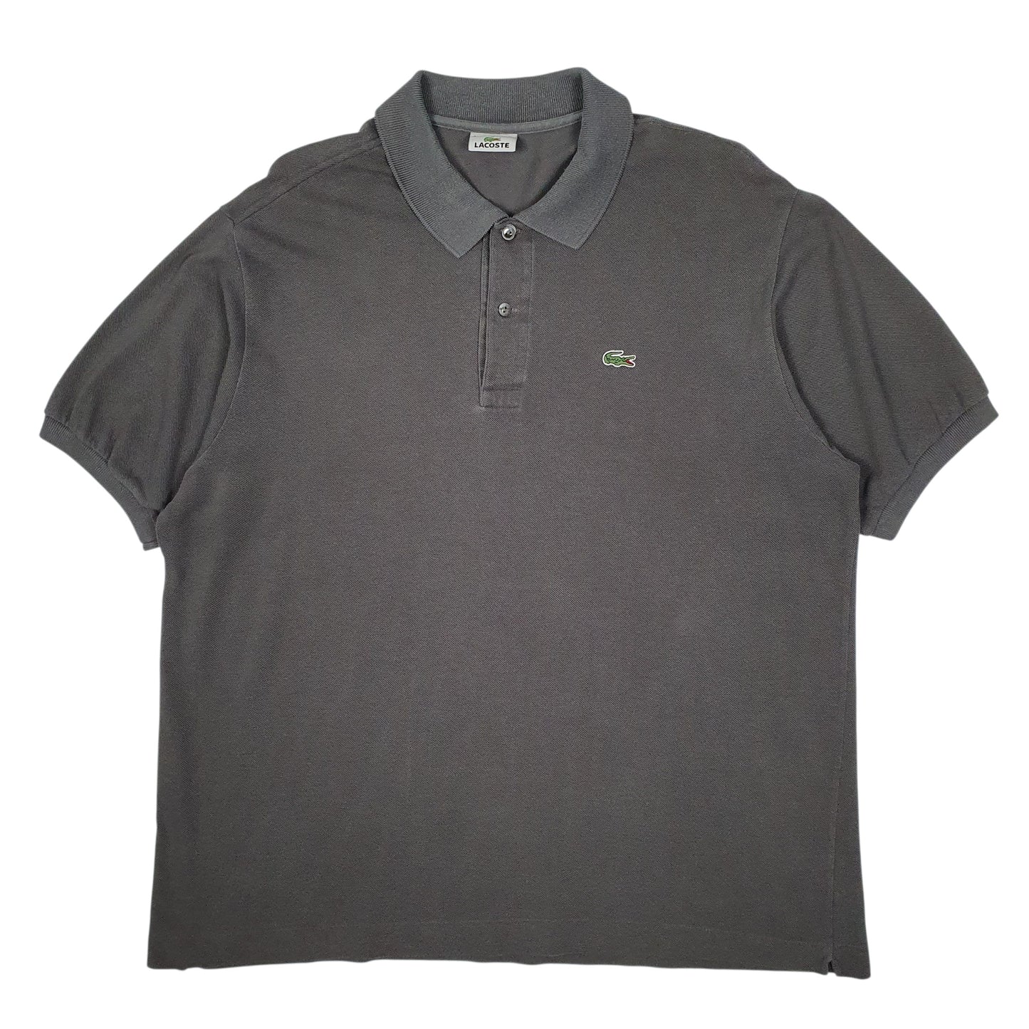 Mens Grey Lacoste  Short Sleeve Polo Shirt