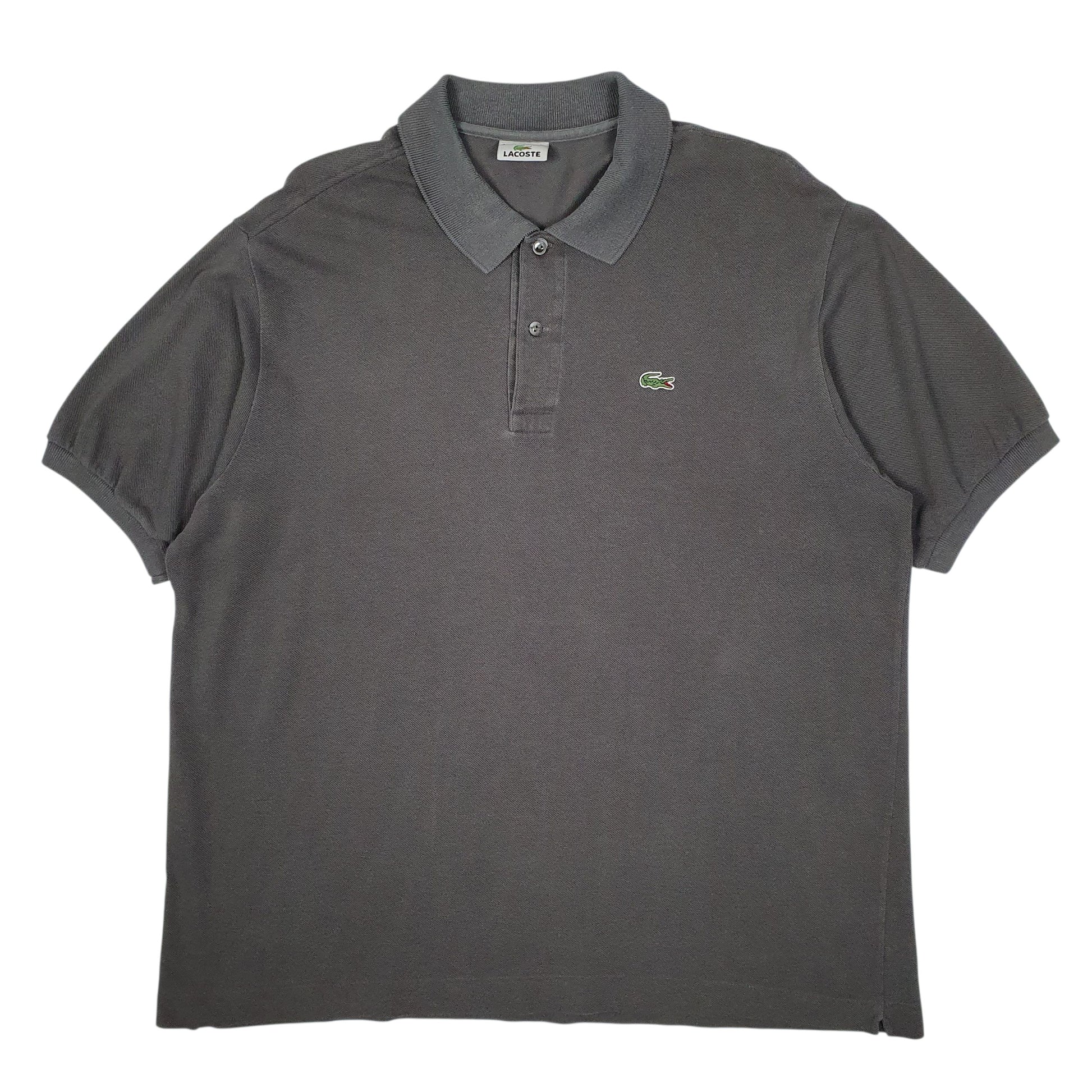 Mens Grey Lacoste  Short Sleeve Polo Shirt