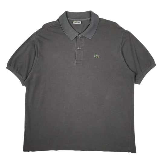 Mens Grey Lacoste  Short Sleeve Polo Shirt