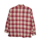 Mens Red Lee Vintage 90s Plaid Overshirt  Coat