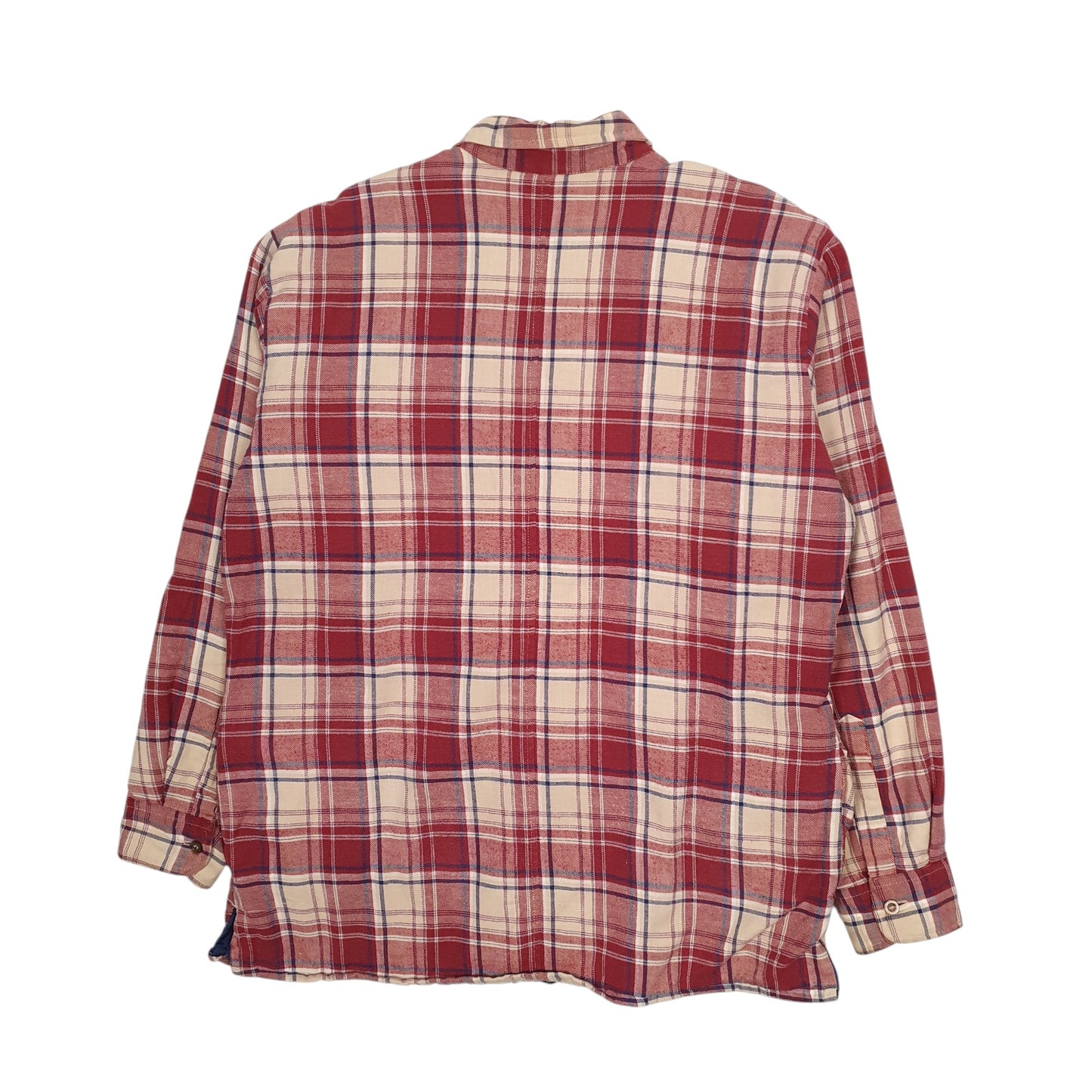 Mens Red Lee Vintage 90s Plaid Overshirt  Coat