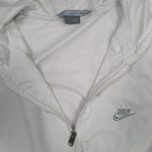 Mens White Nike Vintage 00s  Coat
