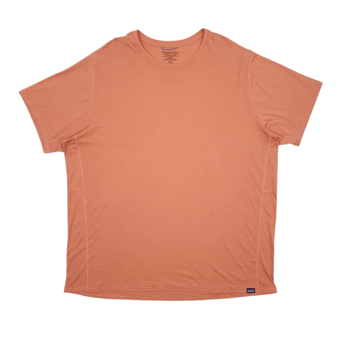 Mens Orange Patagonia Capilene Short Sleeve T Shirt