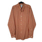 Mens Orange L.L.Bean  Long Sleeve Shirt
