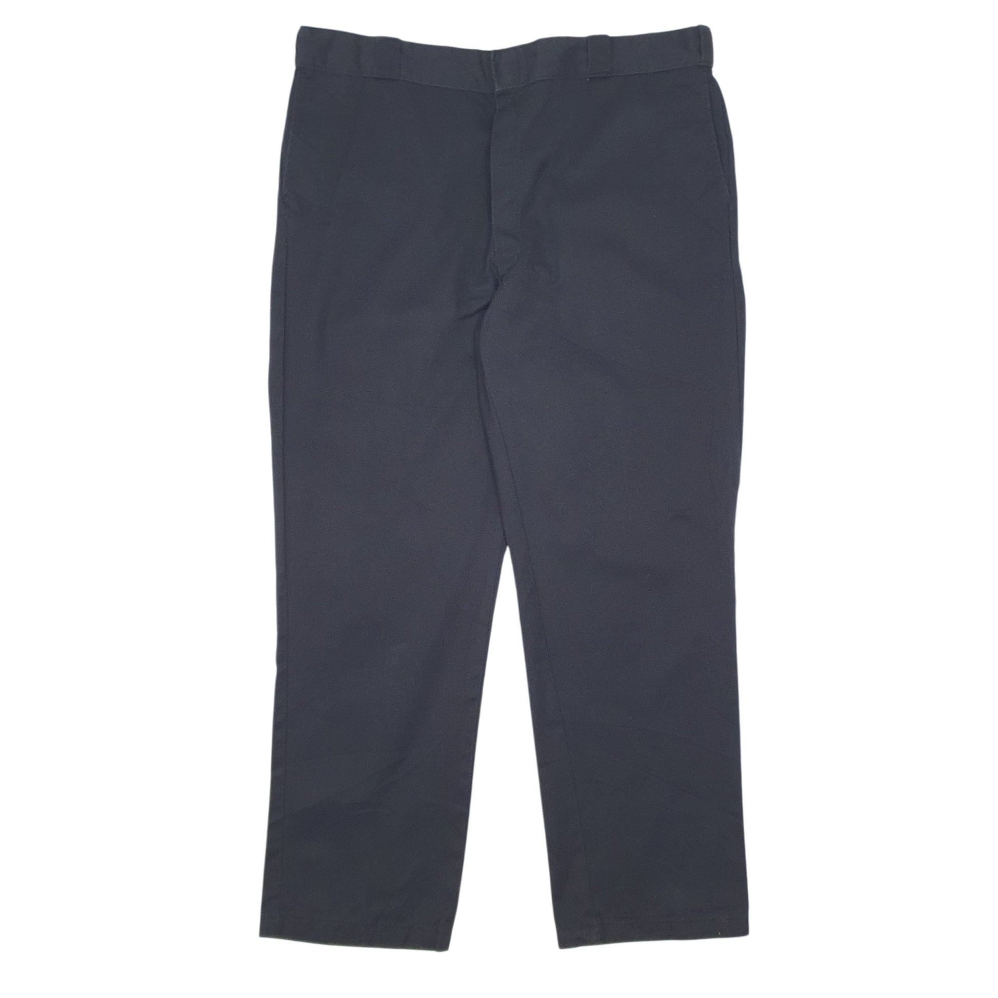 Mens Black Dickies 874 Workwear Chino Trousers