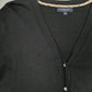 Womens Black Burberry Short Sleeve Cardigan Jumper