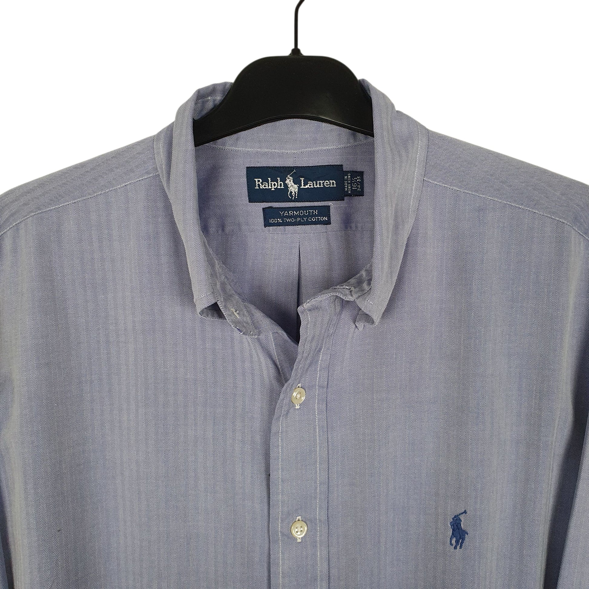Mens Purple Ralph Lauren Herringbone  Shirt