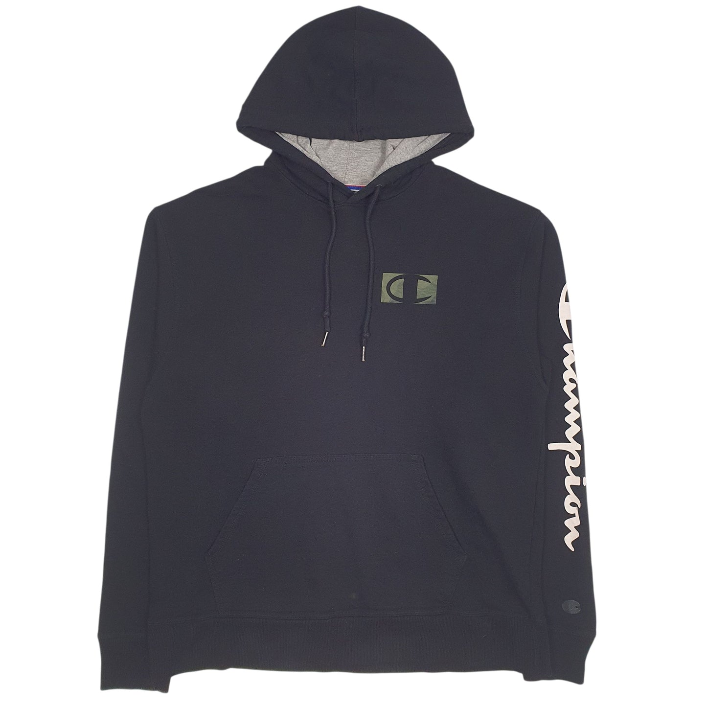Mens Black Champion  Hoodie Jumper