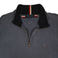 Mens Blue Tommy Hilfiger  Quarter Zip Jumper