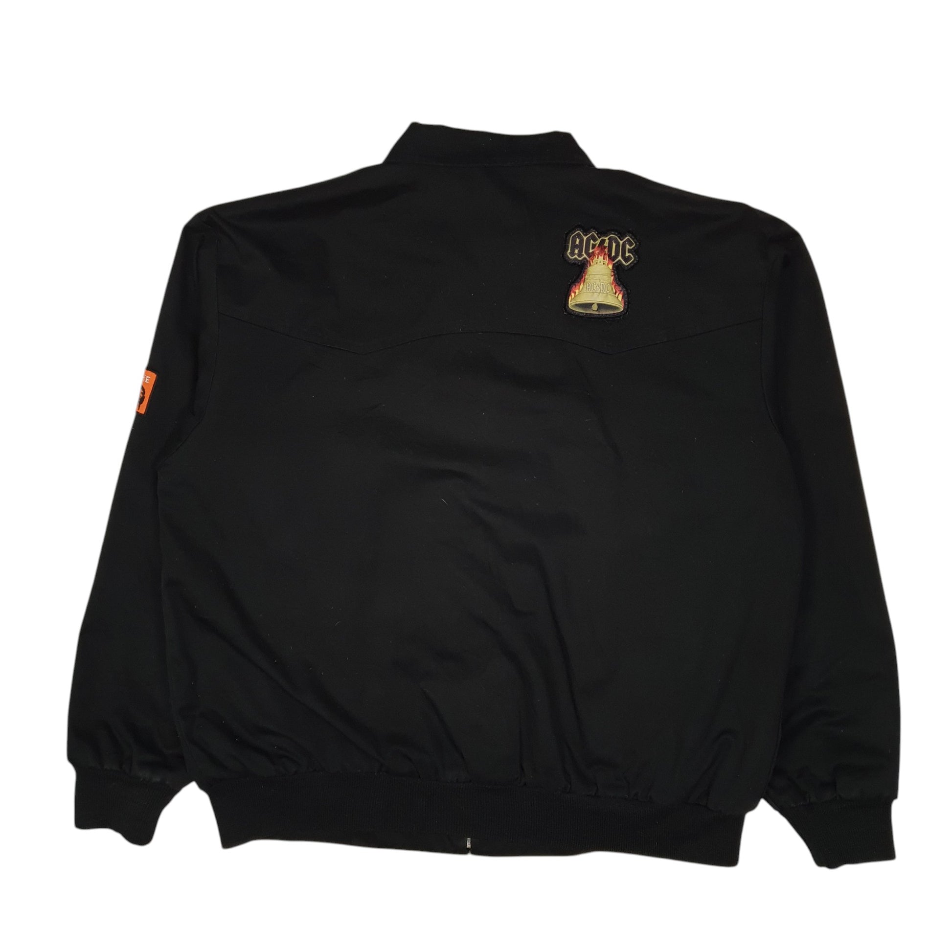 Mens Black Unbranded Harrington ACDC  Coat