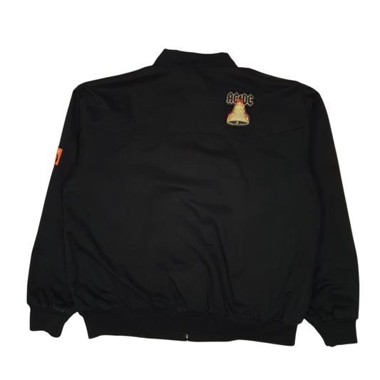 Mens Black Unbranded Harrington ACDC  Coat