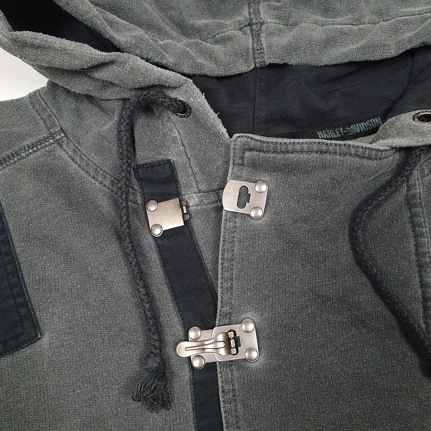 Mens Grey Harley Davidson Motorcycles Hoodie Jumper