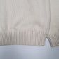 Mens Cream Polo Ralph Lauren  Quarter Zip Jumper