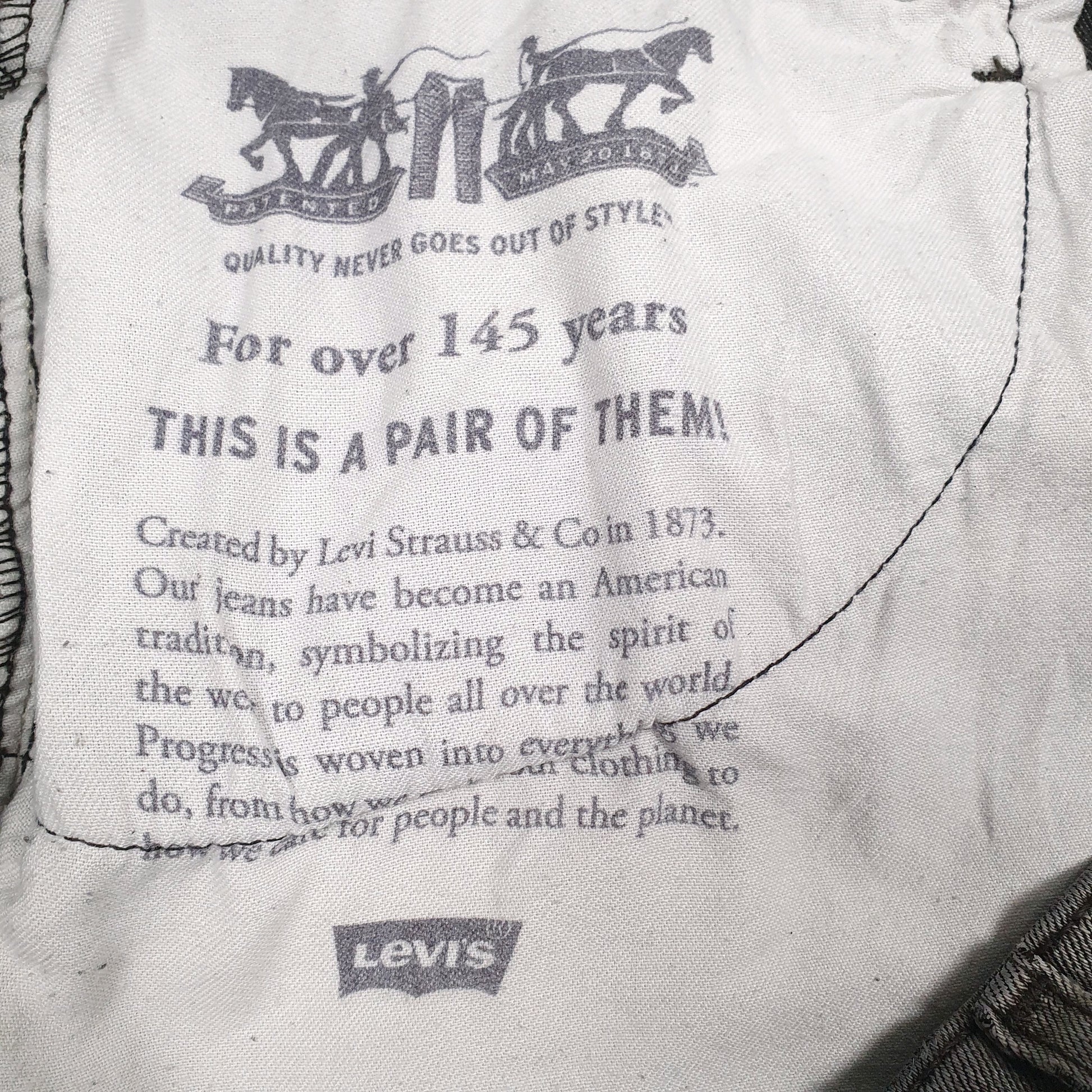 Mens Grey Levis   Jeans
