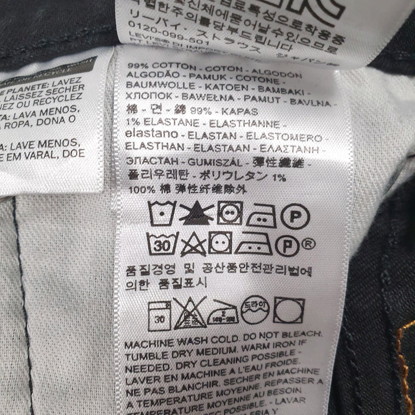 Mens Black Levis   Jeans