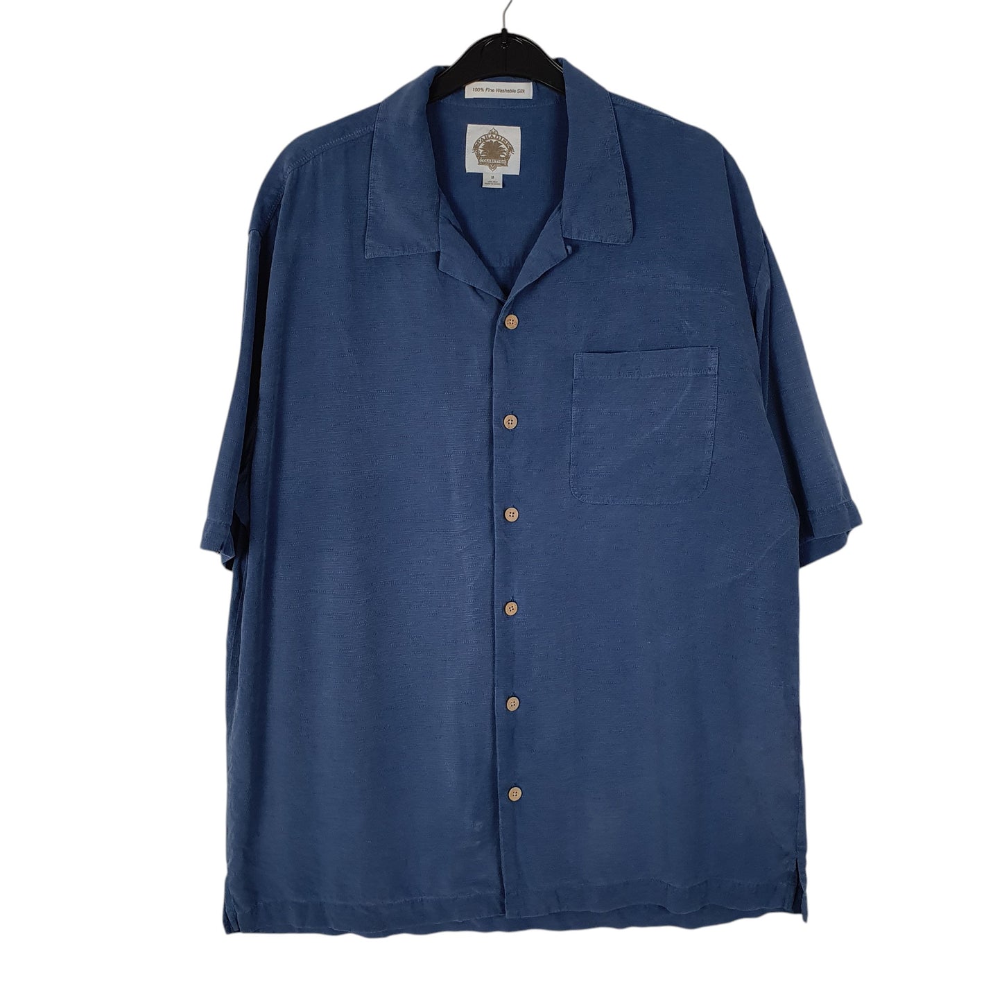 Mens Blue Paradise Collection  Short Sleeve Shirt