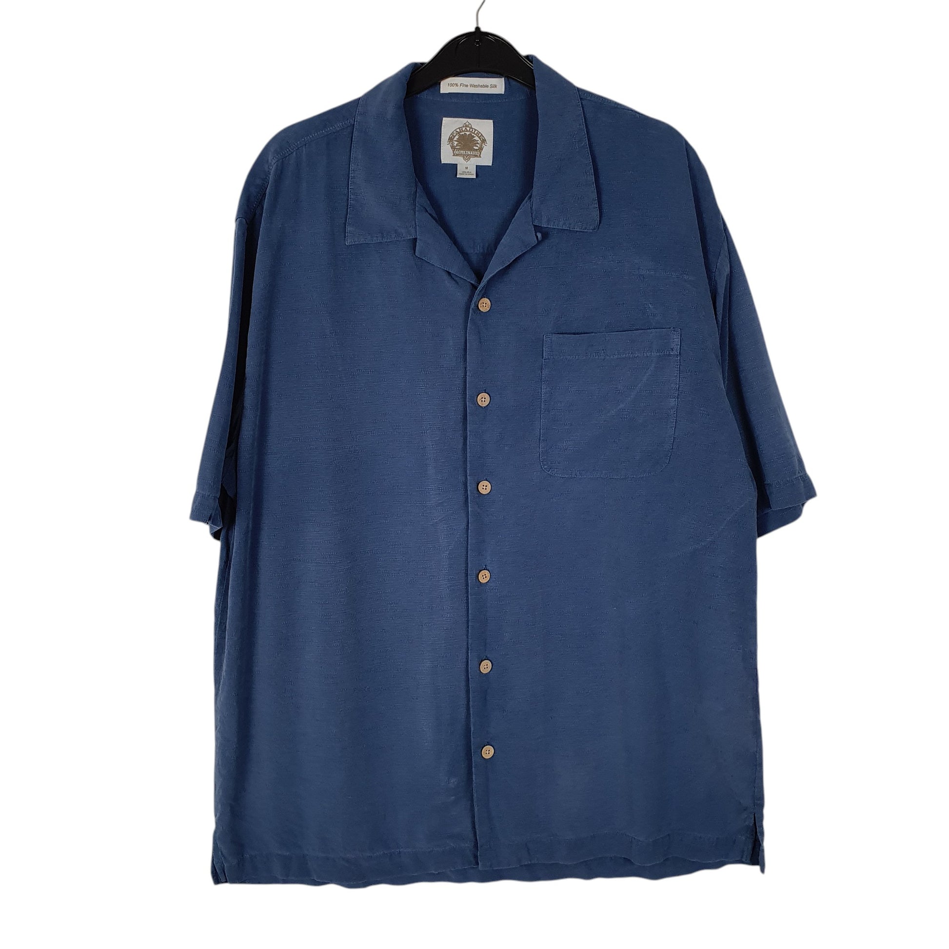 Mens Blue Paradise Collection  Short Sleeve Shirt