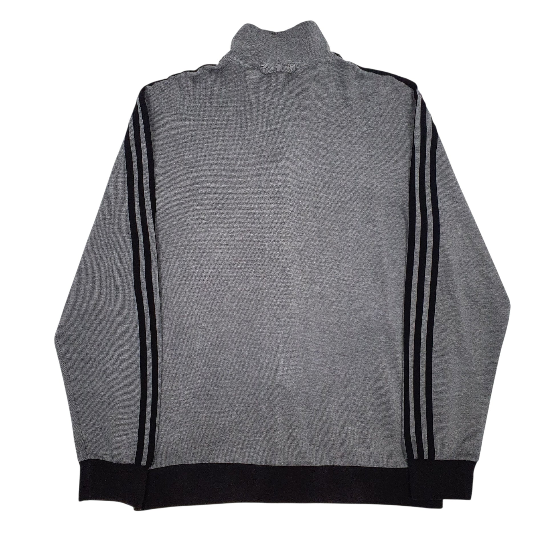 Mens Grey Adidas  Full Zip Jumper