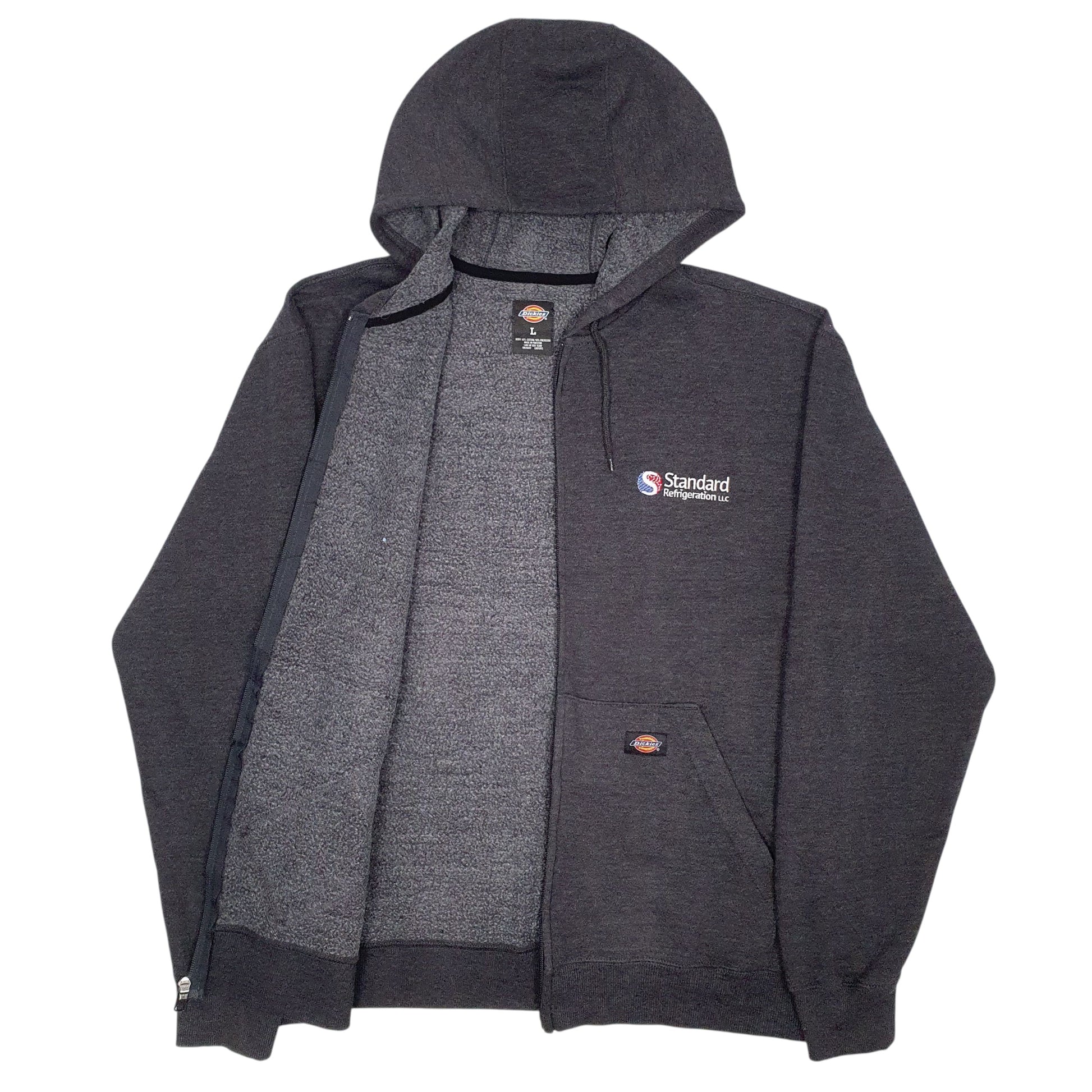 Mens Grey Dickies  Full Zip Jumper