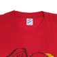 Mens Red Jerzees Single Stitch Vintage 90s Florida  T Shirt