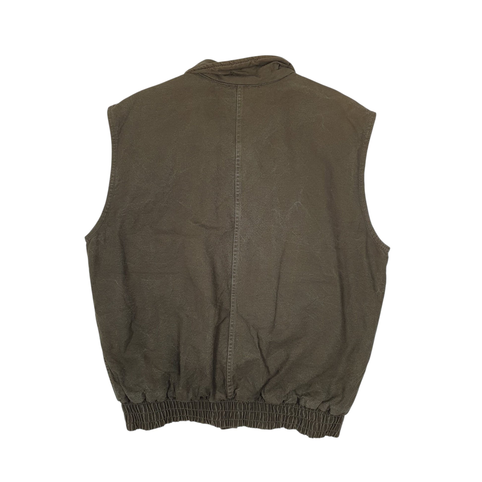 Mens Green Unbranded Vintage French Corduroy Vest  Coat