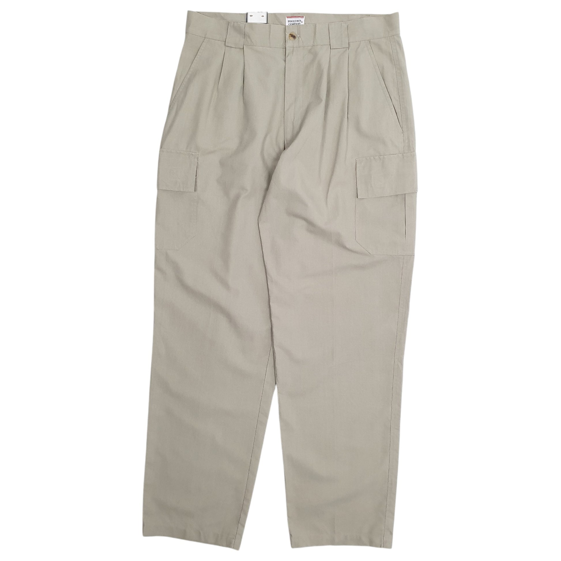 Mens Beige Bugle Boy BNWT Vintage 90s Cargo Trousers