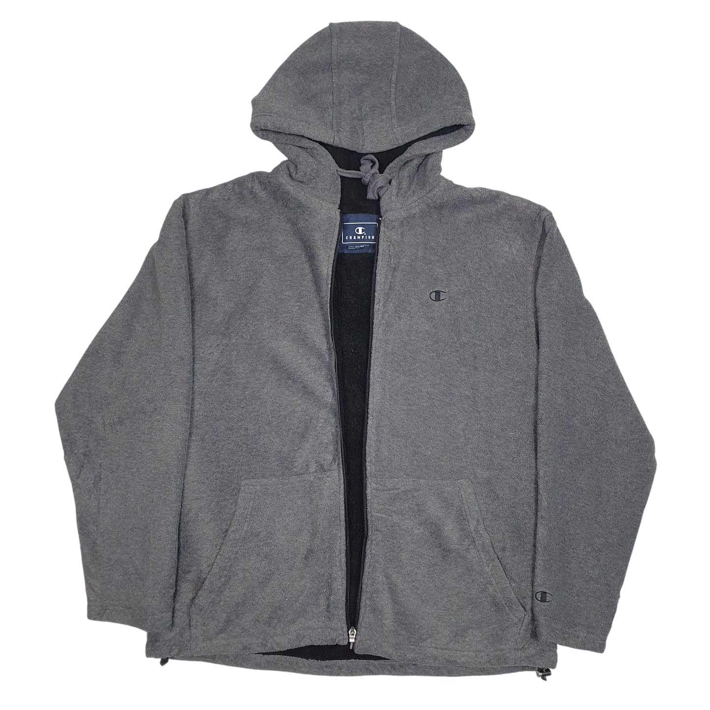 Mens Grey Champion Baggy Full Zip Jumper