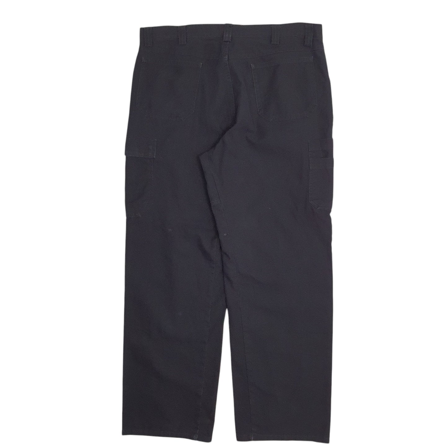 Mens Black Red Kap   Trousers