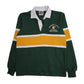 Womens Green Barbarian Rugby Long Sleeve Polo Shirt