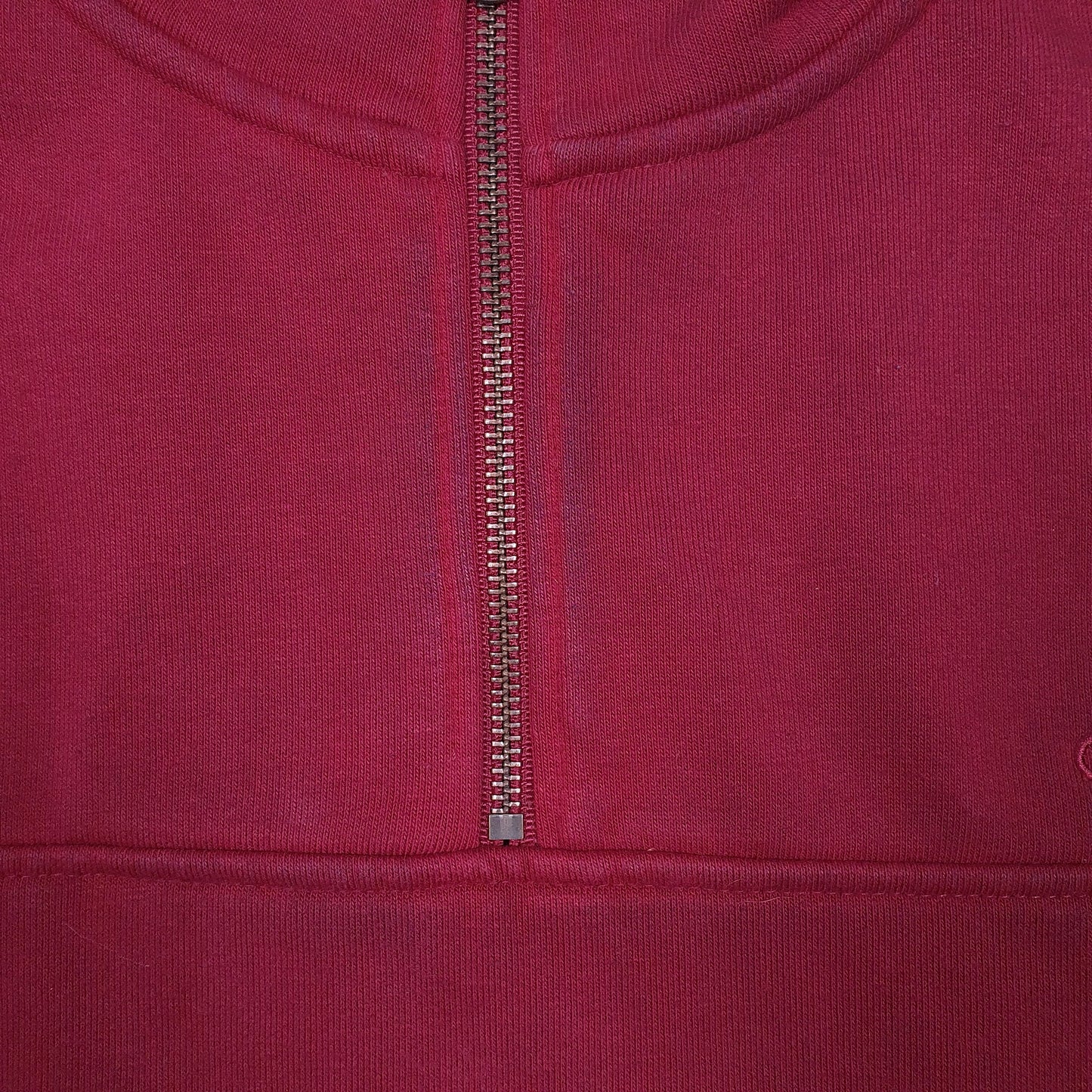 Mens Red Carhartt Vintage 2000s Quarter Zip Jumper