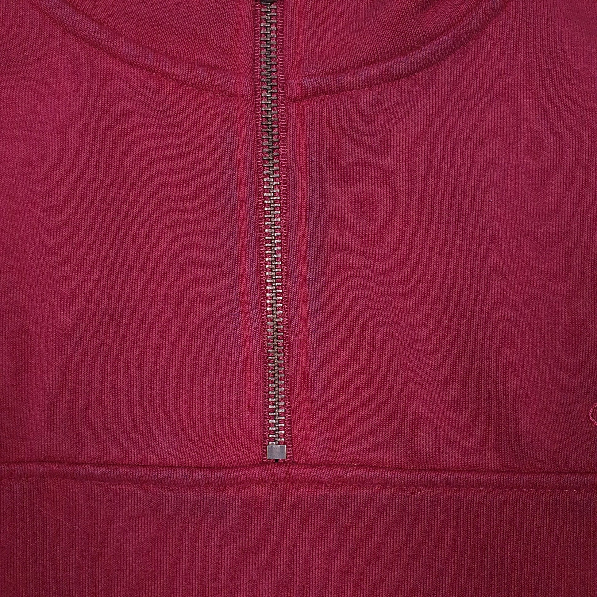 Mens Red Carhartt Vintage 2000s Quarter Zip Jumper