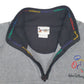 Mens Grey Disney  Quarter Zip Jumper