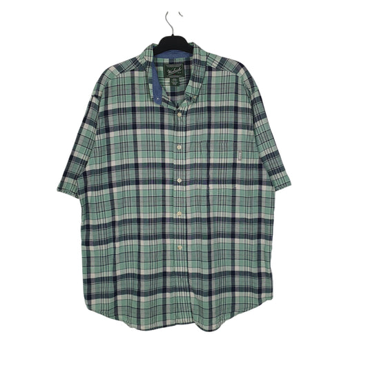 Mens Green Woolrich  Short Sleeve Shirt