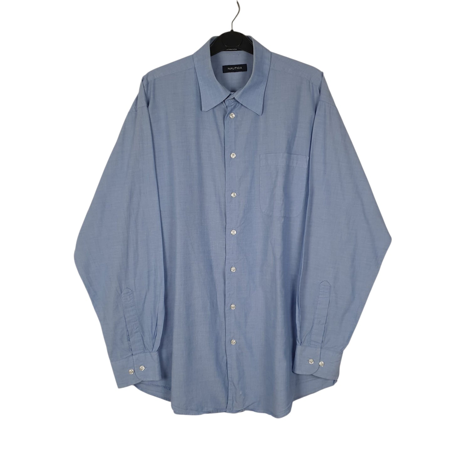 Mens Blue Nautica  Long Sleeve Shirt