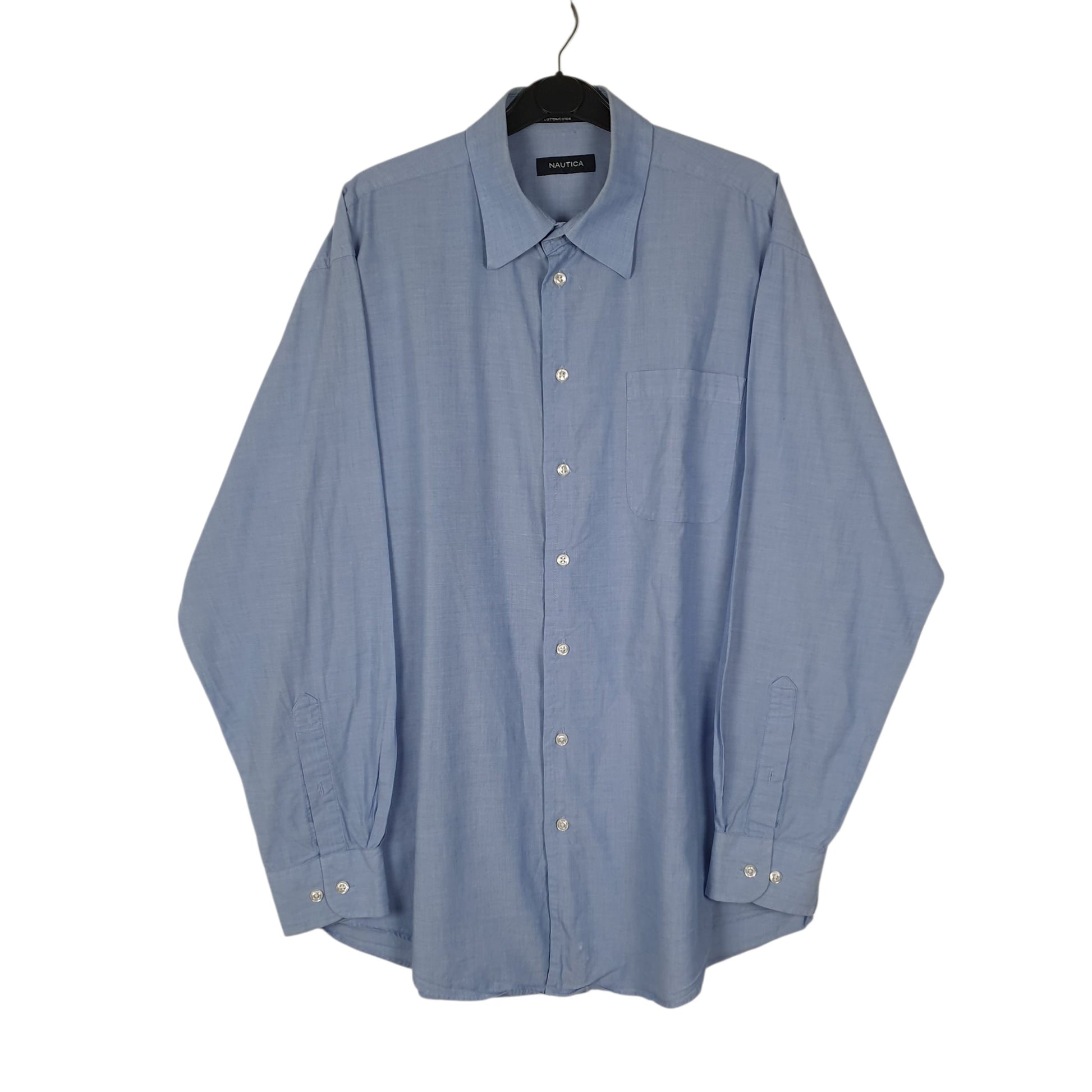 Mens Blue Nautica  Long Sleeve Shirt