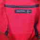 Mens Red Nautica  Quarter Zip Jumper