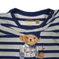 Womens Blue Polo Ralph Lauren Polo Bear  T Shirt