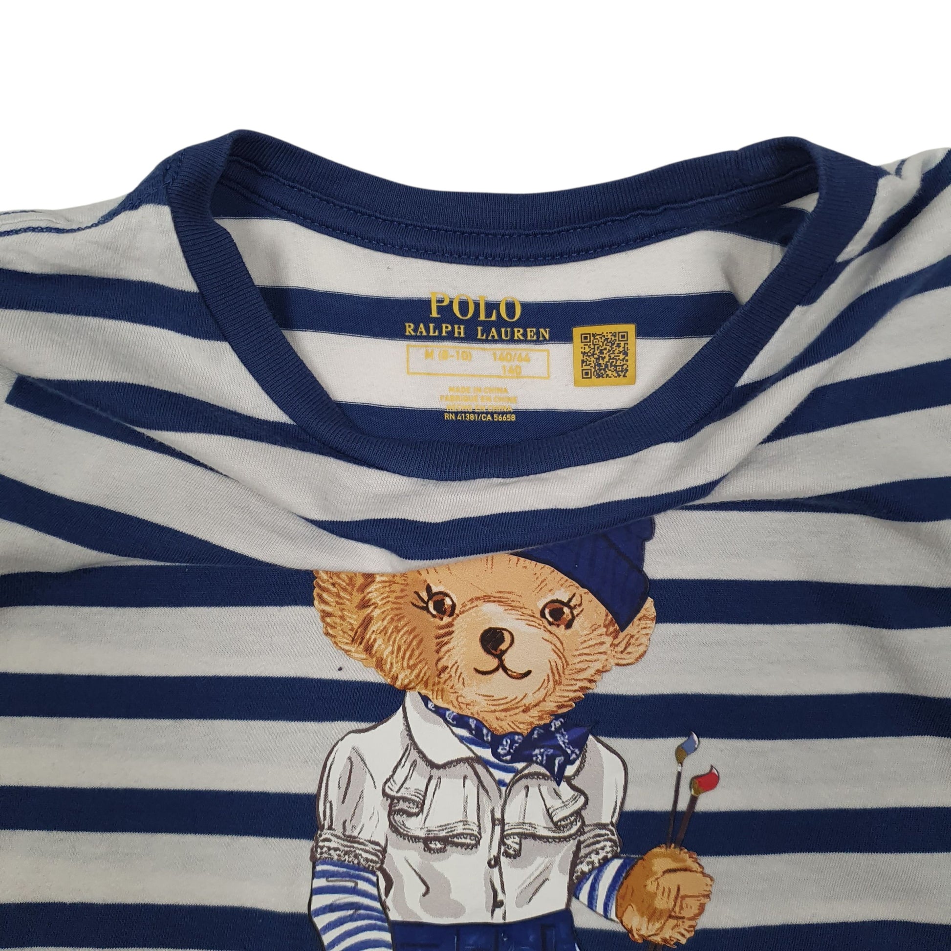Womens Blue Polo Ralph Lauren Polo Bear  T Shirt