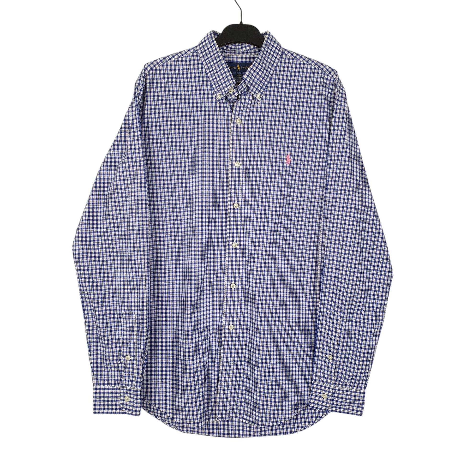 Mens Blue Ralph Lauren  Long Sleeve Shirt