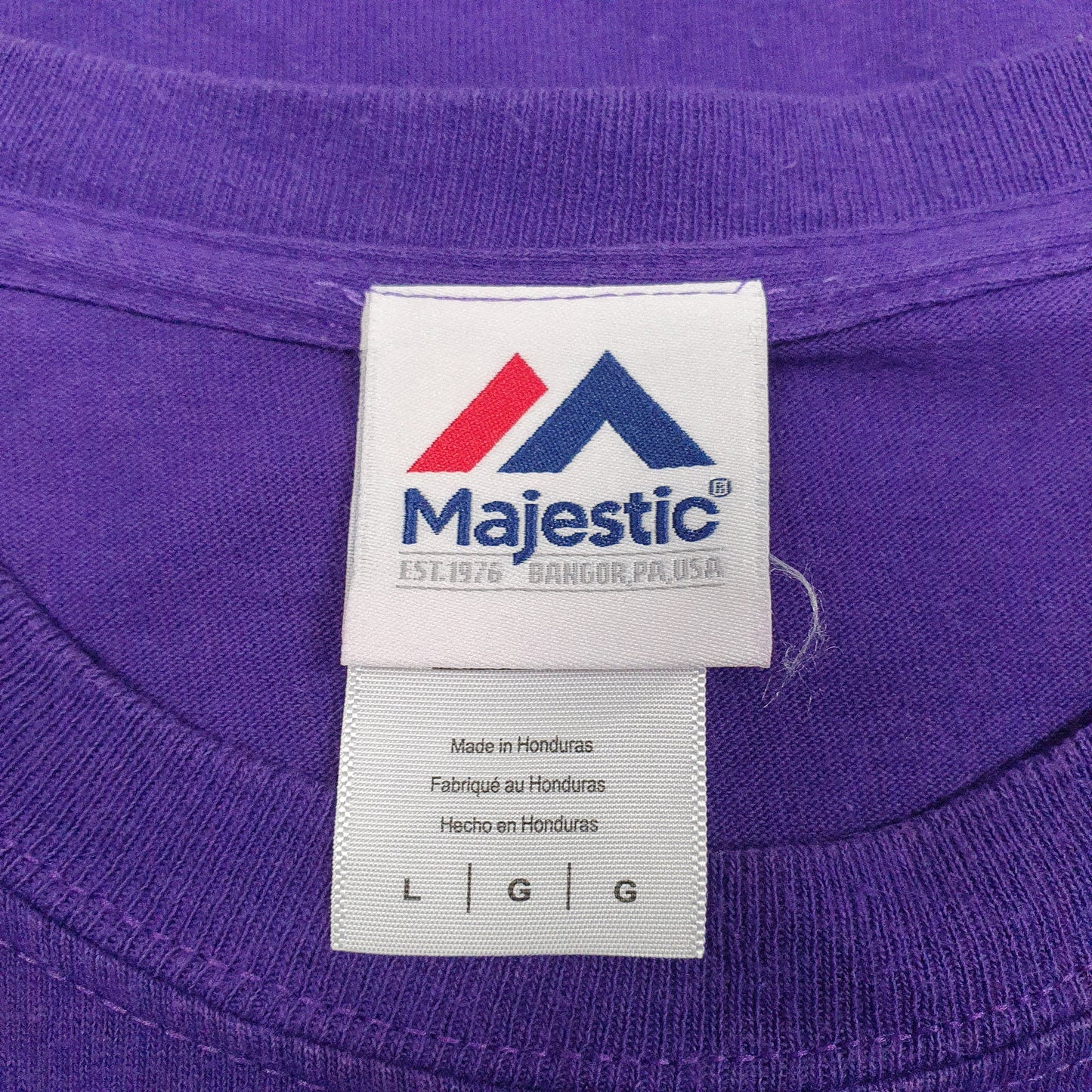 Mens Purple Majestic NFL Minnesota Vikings  T Shirt