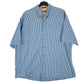 Mens Blue Wrangler Aero Short Sleeve Shirt