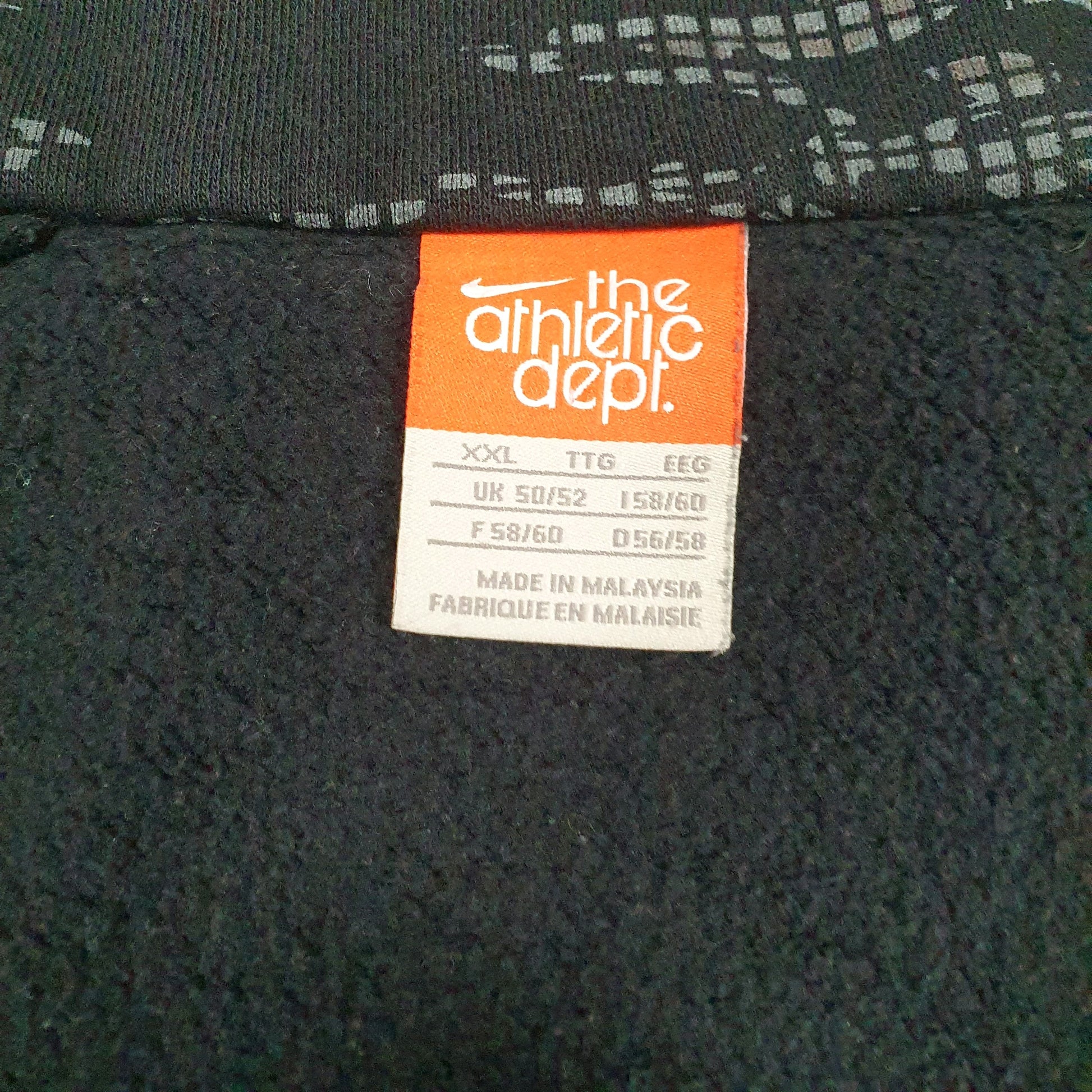 Mens Black Nike  Full Zip Jumper