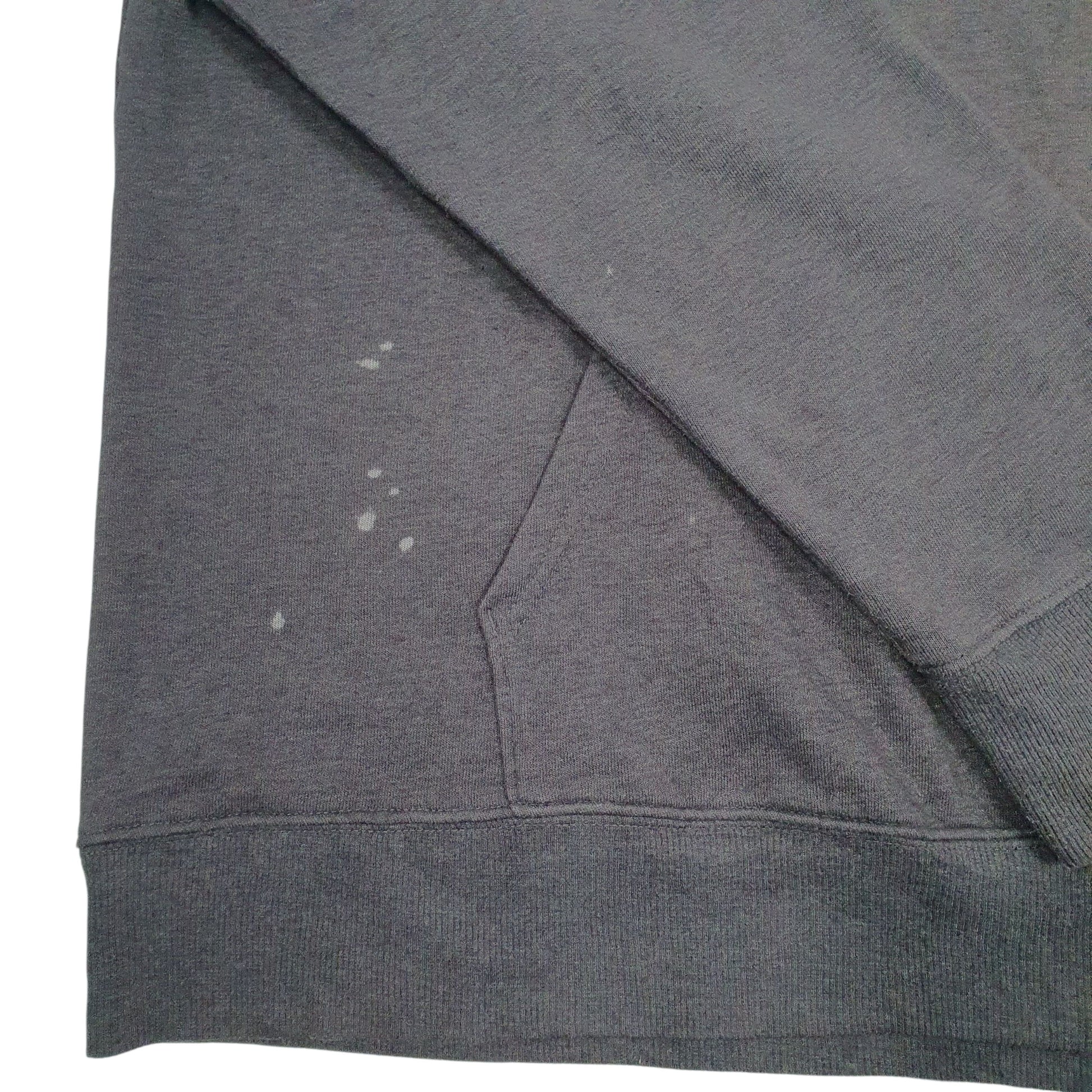 Mens Grey The North Face Spellout Hoodie Jumper